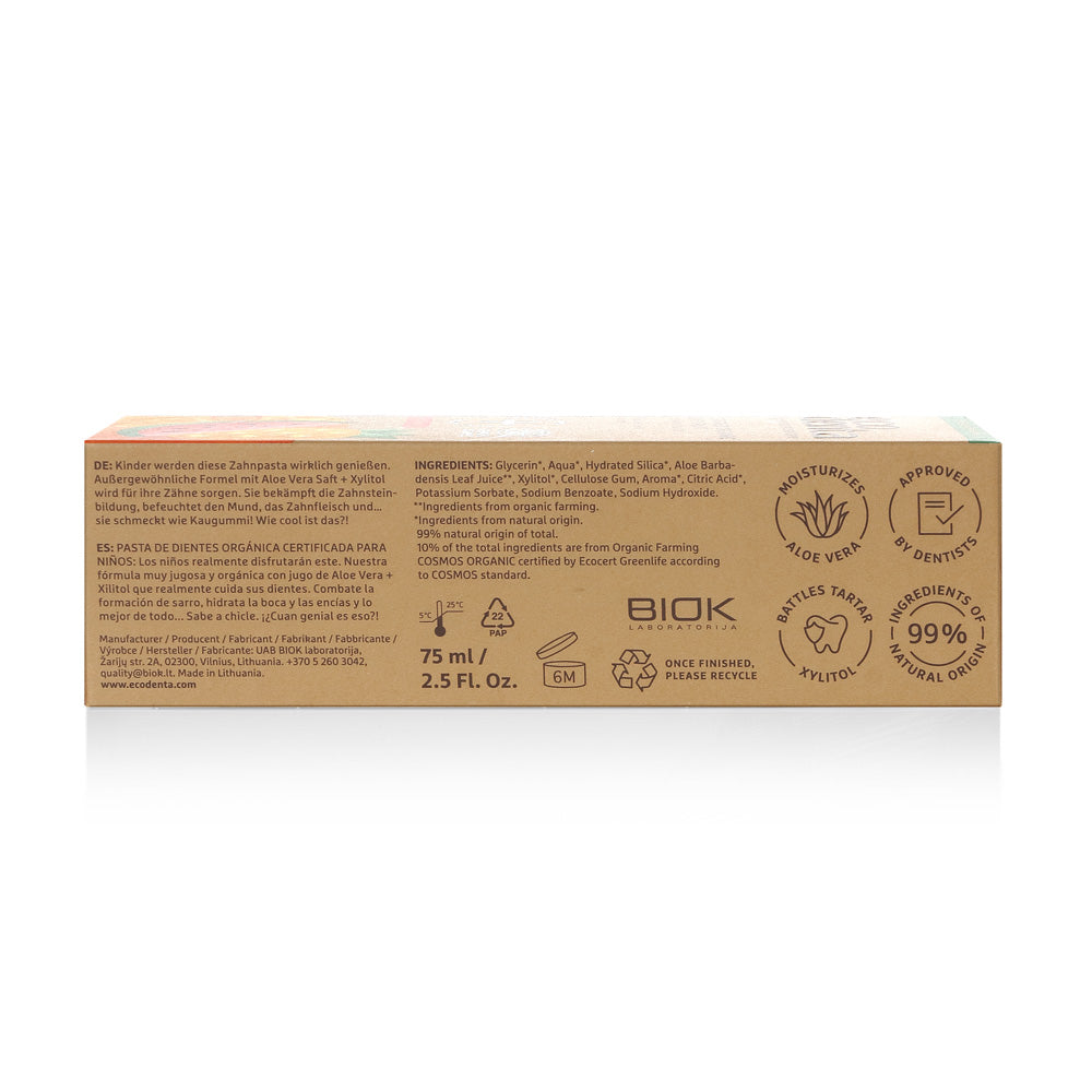 ECODENTA Kids Toothpaste – Fruit Flavor
